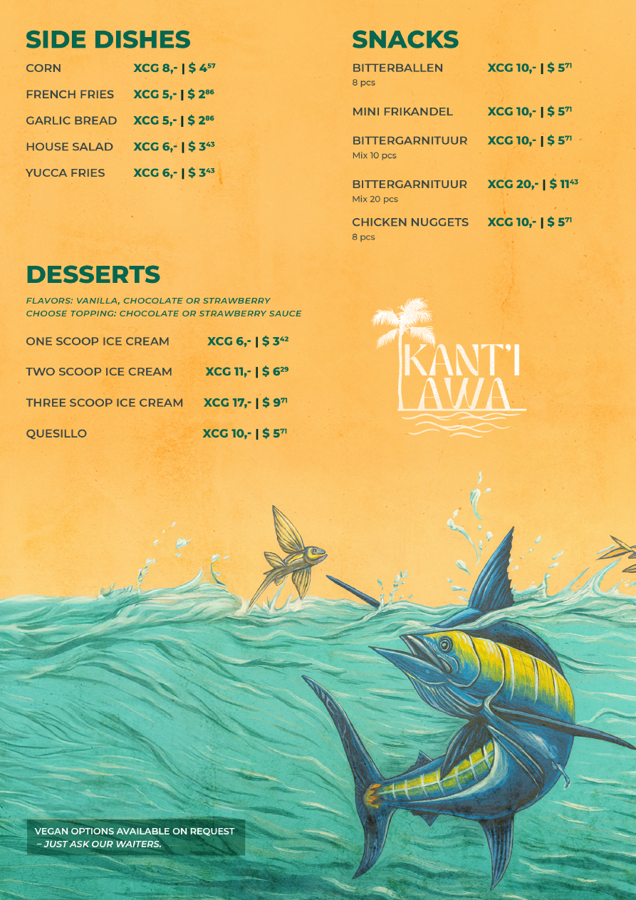 Kanti Awa Menu pagina 2
